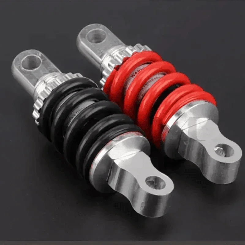 Red Silver Motorcycle Shock Absorber Rear Suspension Shocks by SPZ RACING 2nd Official Store
