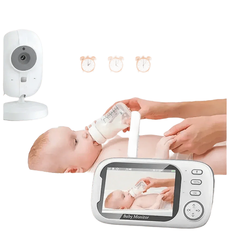 Video Baby Monitor with Two-Way Audio and Temperature Display US Plug - GiFTiFY