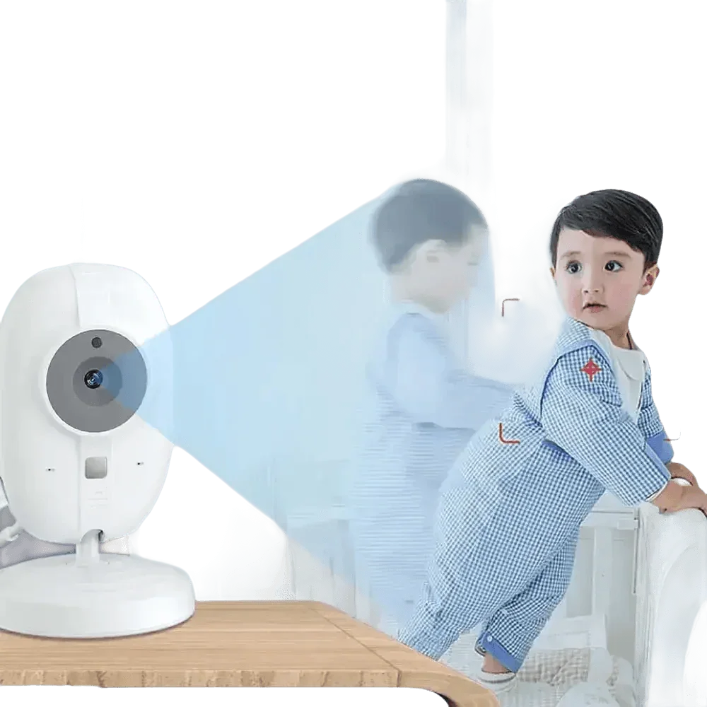 Video Baby Monitor with Two-Way Audio and Temperature Display US Plug - GiFTiFY