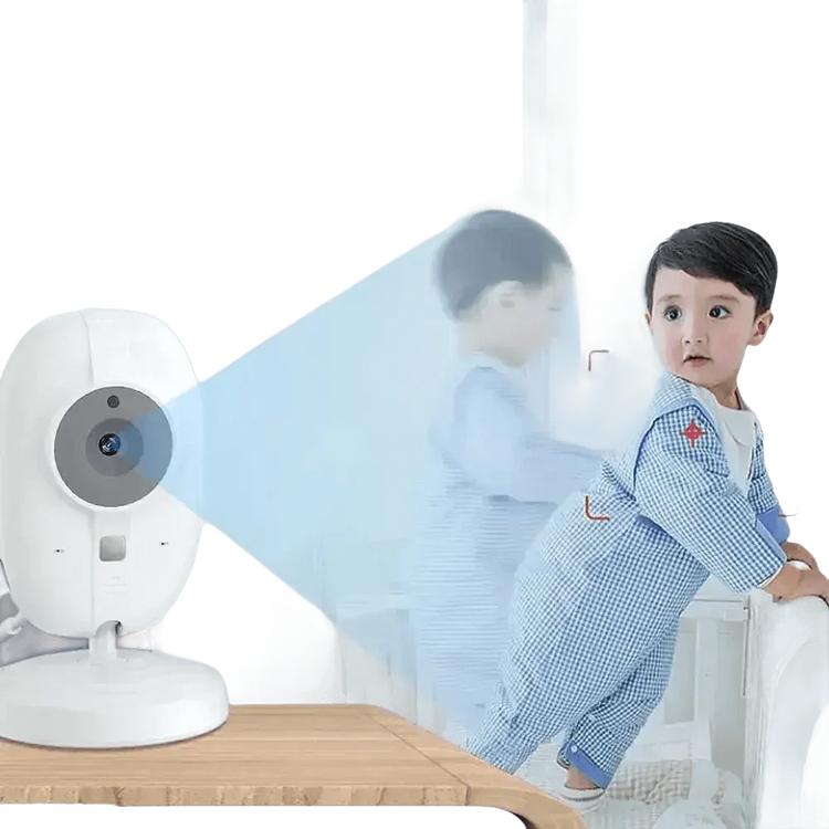 Video Baby Monitor with Two-Way Audio and Temperature Display US Plug - GiFTiFY