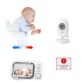 Video Baby Monitor with Two-Way Audio and Temperature Display US Plug - GiFTiFY