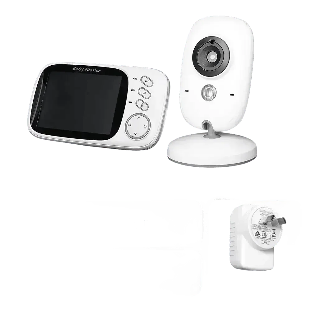 Video Baby Monitor with Two-Way Audio and Temperature Display US Plug - GiFTiFY