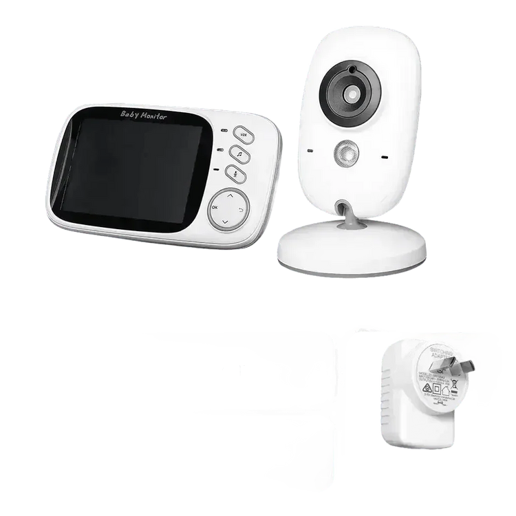 Video Baby Monitor with Two-Way Audio and Temperature Display US Plug - GiFTiFY