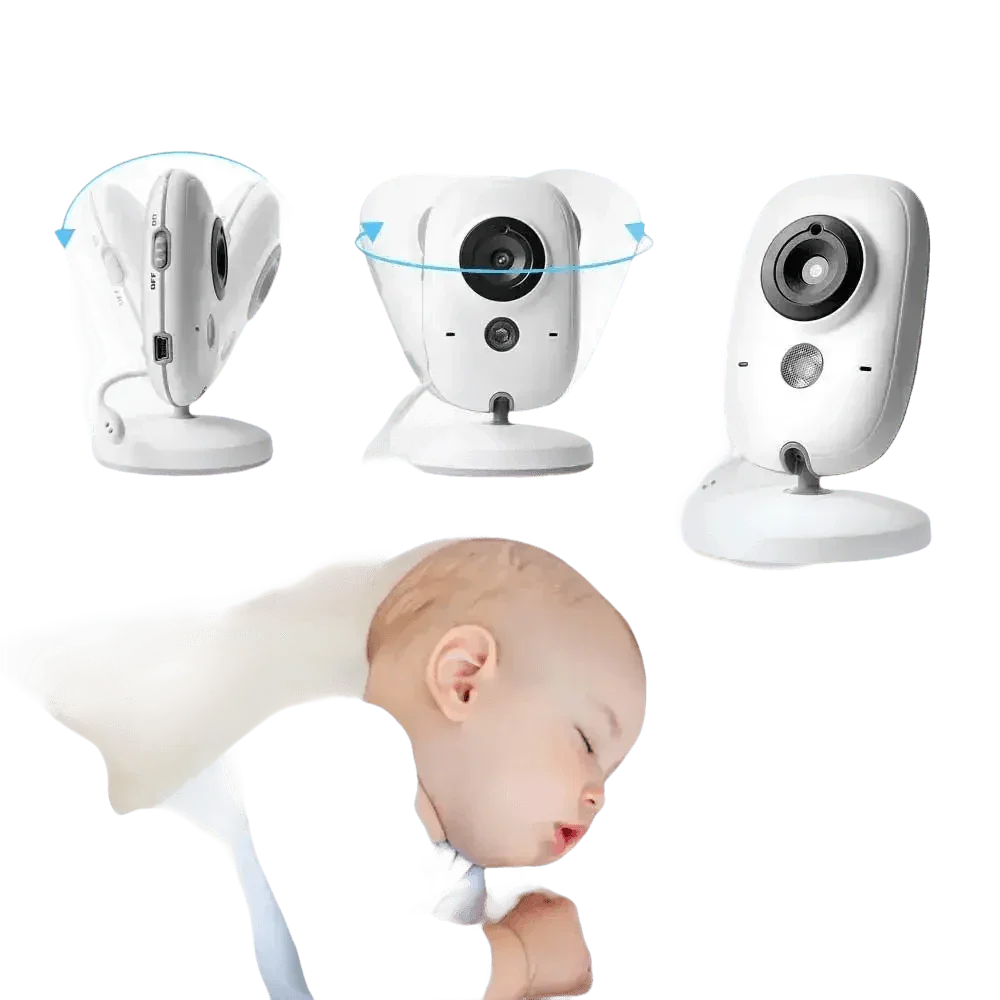Video Baby Monitor with Two-Way Audio and Temperature Display US Plug - GiFTiFY