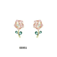 French Style Exaggerated Big Eyes Long Earrings Fashion Pearl Water Droplets Earring