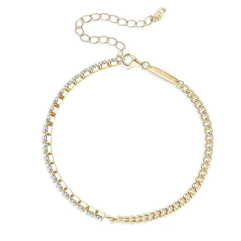 18k Gold Plated Moissanite Bracelet GiFiFY