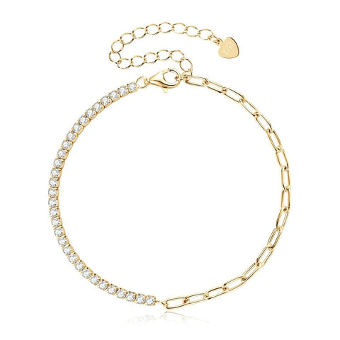 18k Gold Plated Moissanite Bracelet GiFiFY