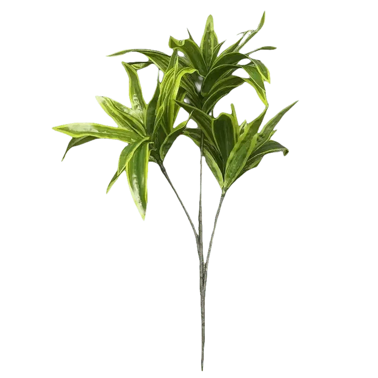 Variegated Dracaena Artificial Palm Tree in Textured Pot - GiFTiFY