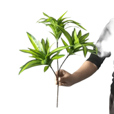 Variegated Dracaena Artificial Palm Tree in Textured Pot - GiFTiFY