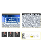 Vevor Commercial Ice Maker Stainless Steel Built-In - GiFTiFY