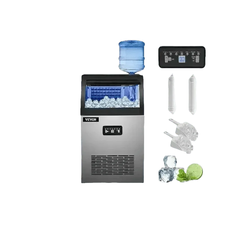 Vevor Commercial Ice Maker Stainless Steel Built-In - GiFTiFY