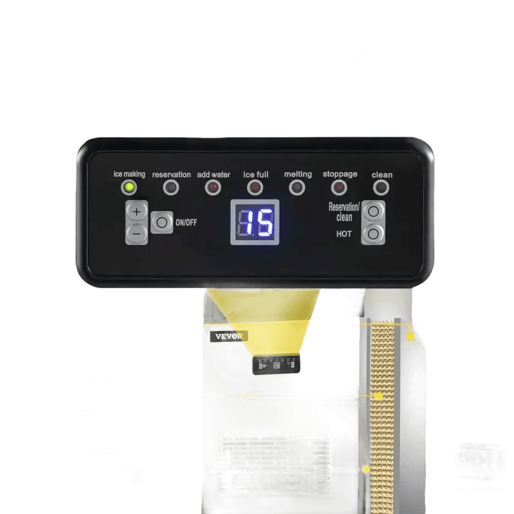 Vevor Commercial Ice Maker Stainless Steel Built-In Ice Makers by VEVOR Electric Appliance Store