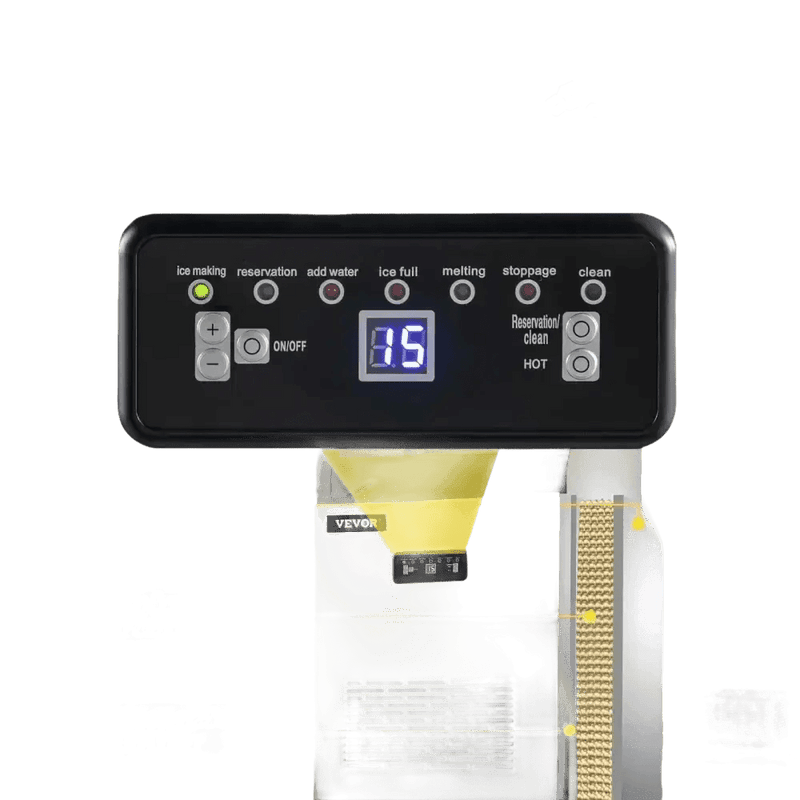 Vevor Commercial Ice Maker Stainless Steel Built-In Ice Makers by VEVOR Electric Appliance Store