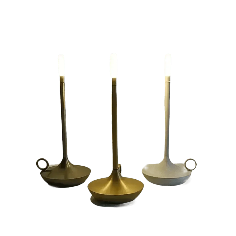 Vintage Aluminum Candle Lamp - GiFTiFY