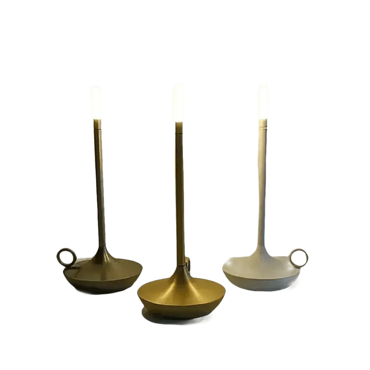 Vintage Aluminum Candle Lamp - GiFTiFY