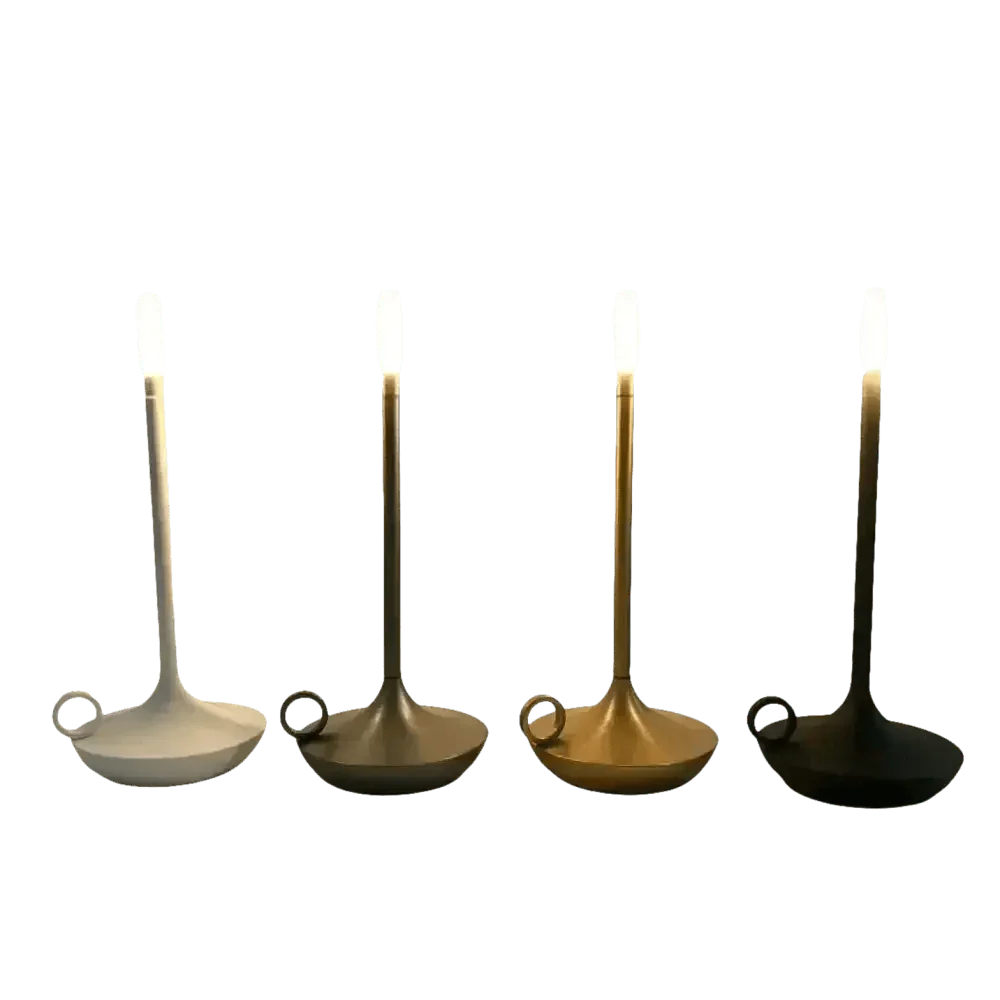 Vintage Aluminum Candle Lamp - GiFTiFY