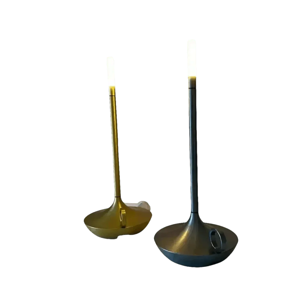 Vintage Aluminum Candle Lamp - GiFTiFY