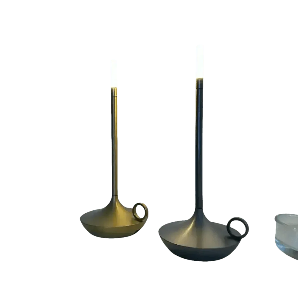 Vintage Aluminum Candle Lamp - GiFTiFY