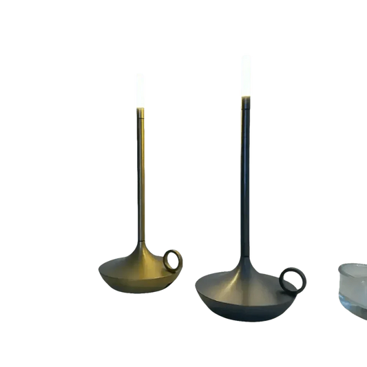 Vintage Aluminium Candle Lamps - GiFTiFY