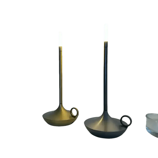 Vintage Aluminum Candle Lamp - GiFTiFY