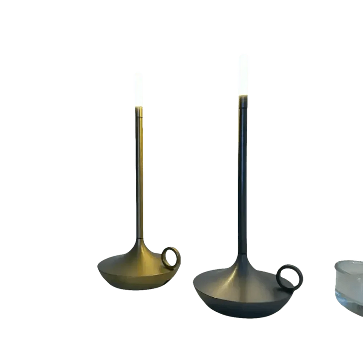 Vintage Aluminum Candle Lamp - GiFTiFY