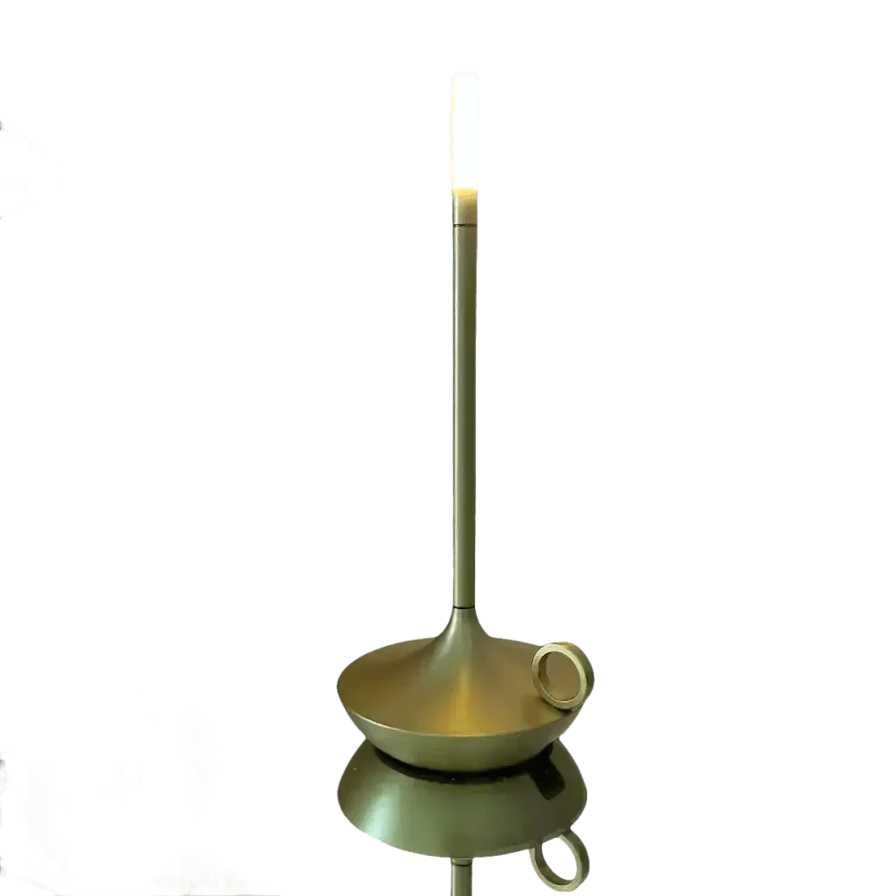 Vintage Aluminum Candle Lamp - GiFTiFY