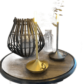 Vintage Aluminum Candle Lamp - GiFTiFY