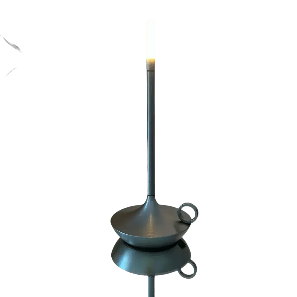 Vintage Aluminum Candle Lamp - GiFTiFY