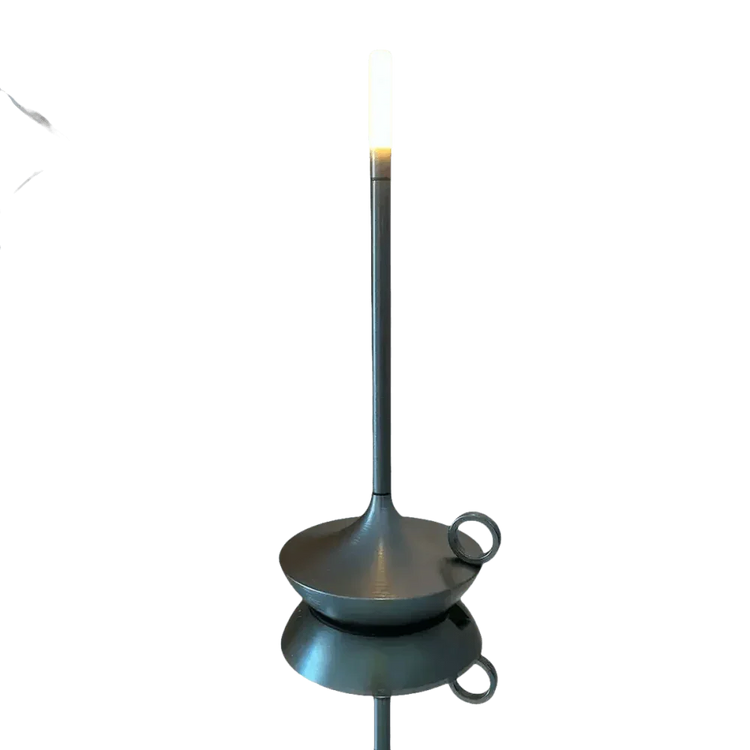 Vintage Aluminum Candle Lamp - GiFTiFY