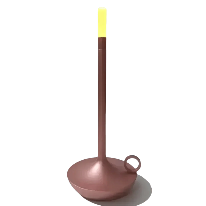 Vintage Aluminum Candle Lamp - GiFTiFY