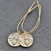 Vintage Egyptian Inspired Designs Sacred Wings Scarab Large Hoops Earrings Gypsy Tribal Women Gold Color Earrings Party Gift - GiFTiFY