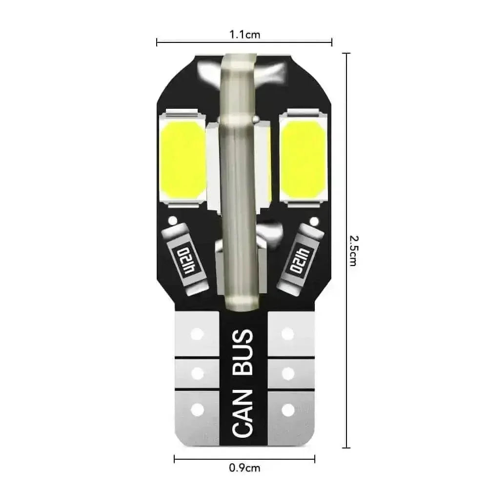 W5W T10 LED Bulbs Canbus for Cars - GiFTiFY