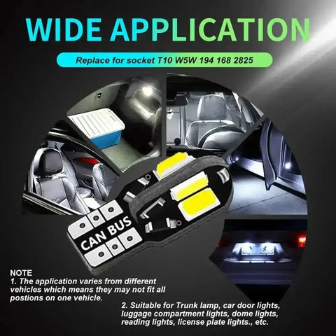W5W T10 LED Bulbs Canbus for Cars - GiFiFY