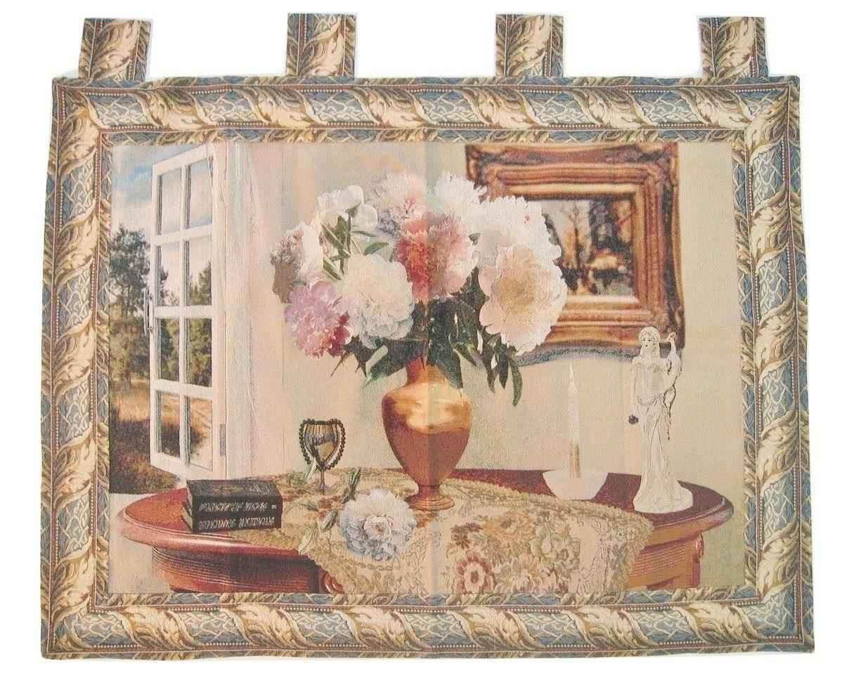 DaDa Bedding Breeze of Admiration Elegant Antique Woven Tapestry Wall Hanging - 36" x 50"