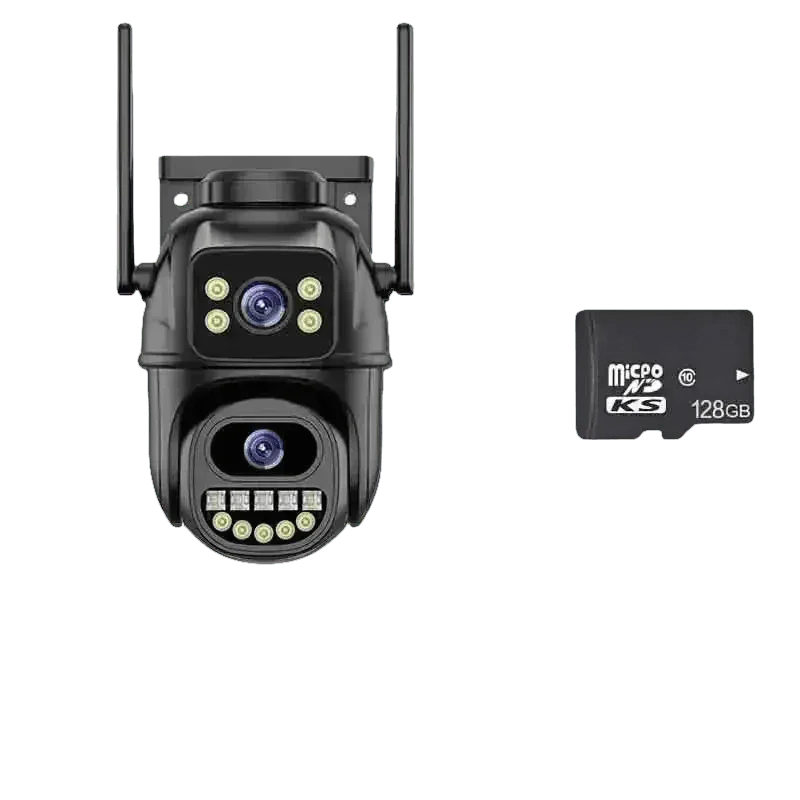 Waterproof WiFi Security Camera 3lens 12MP add 64G - GiFTiFY