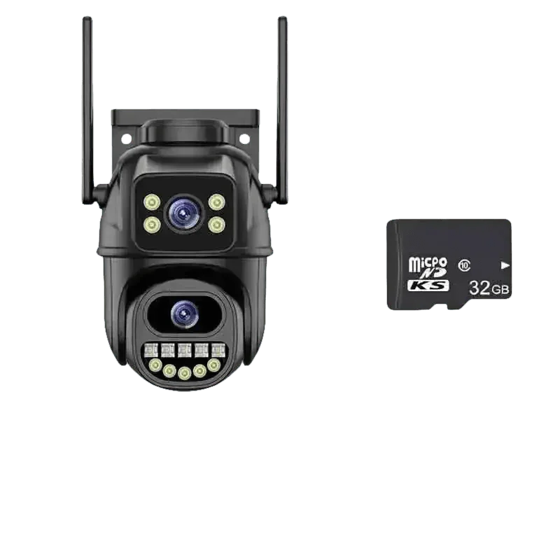 Waterproof WiFi Security Camera 3lens 12MP add 64G - GiFTiFY