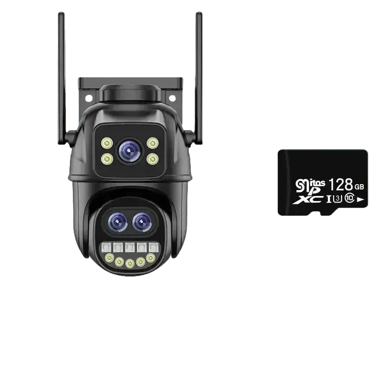 Waterproof WiFi Security Camera 3lens 12MP add 64G - GiFTiFY