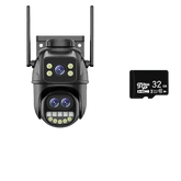 Waterproof WiFi Security Camera 3lens 12MP add 64G - GiFTiFY