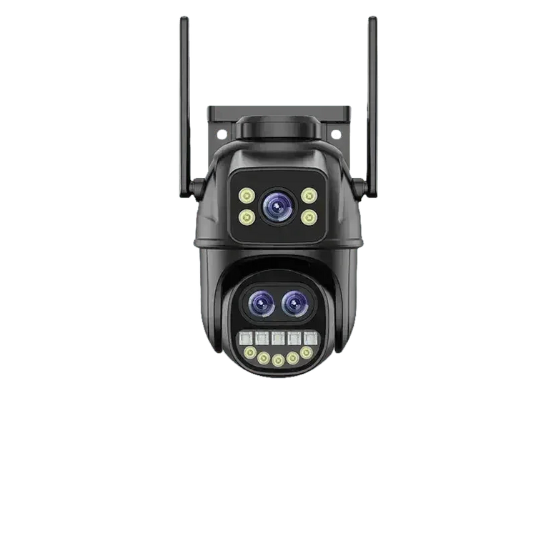 Waterproof WiFi Security Camera 3lens 12MP add 64G - GiFTiFY