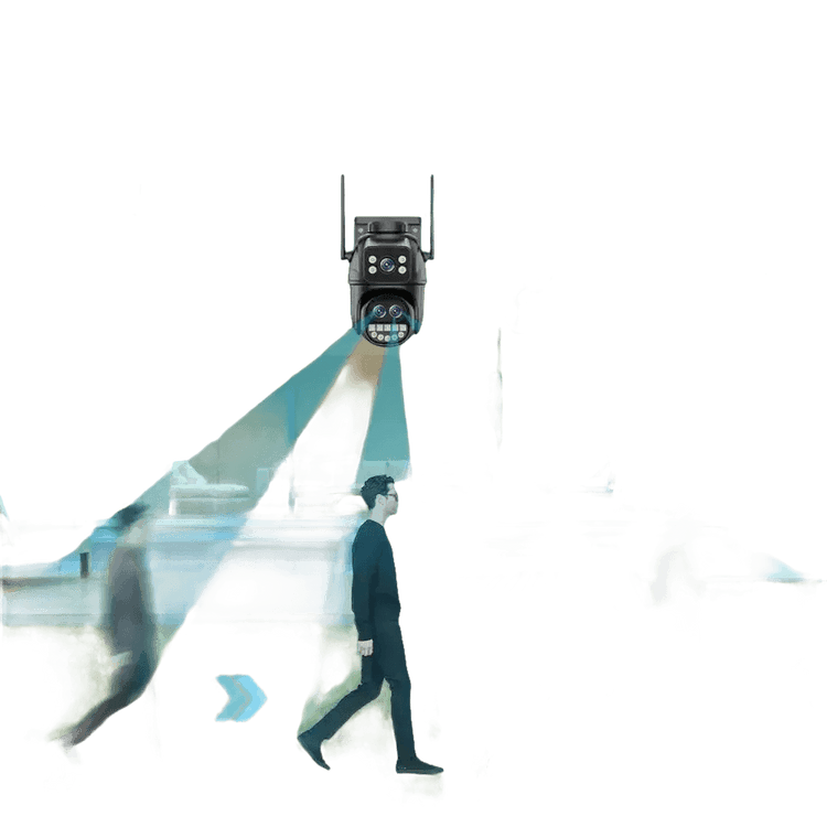 Waterproof WiFi Security Camera 3lens 12MP add 64G - GiFTiFY