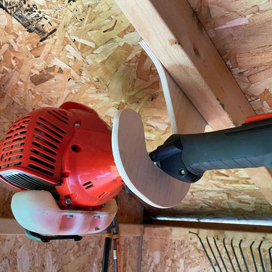Overhead Weed Wacker Storage Hook – Ceiling Mount for Weed Eaters & Tools