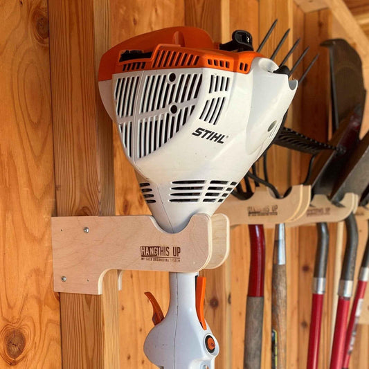 Weed Whacker Organizer – Shed Tool Rack for Yard Storage