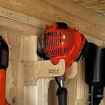 Weed Whacker Organizer – Shed Tool Rack for Yard Storage