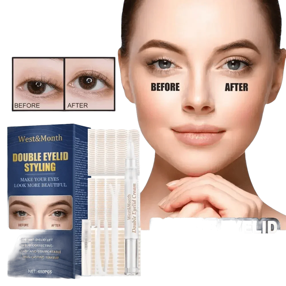 West&Month Double Eyelid Tape Natural Mesh Adhesive - GiFTiFY