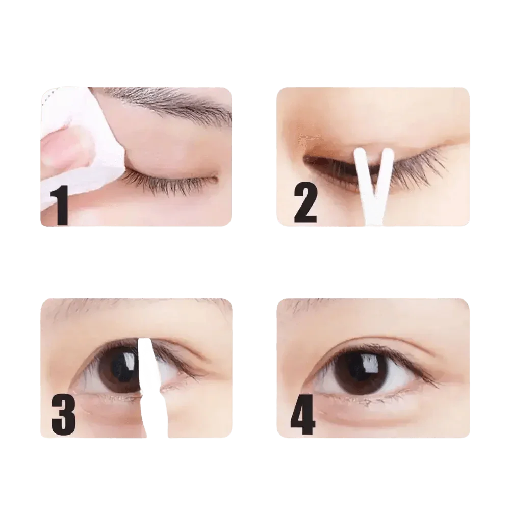 West&Month Double Eyelid Tape Natural Mesh Adhesive - GiFTiFY