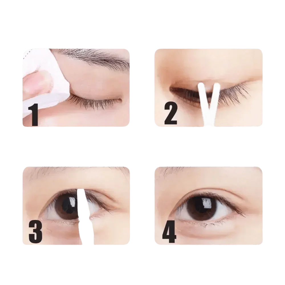 West&Month Double Eyelid Tape Natural Mesh Adhesive - GiFTiFY