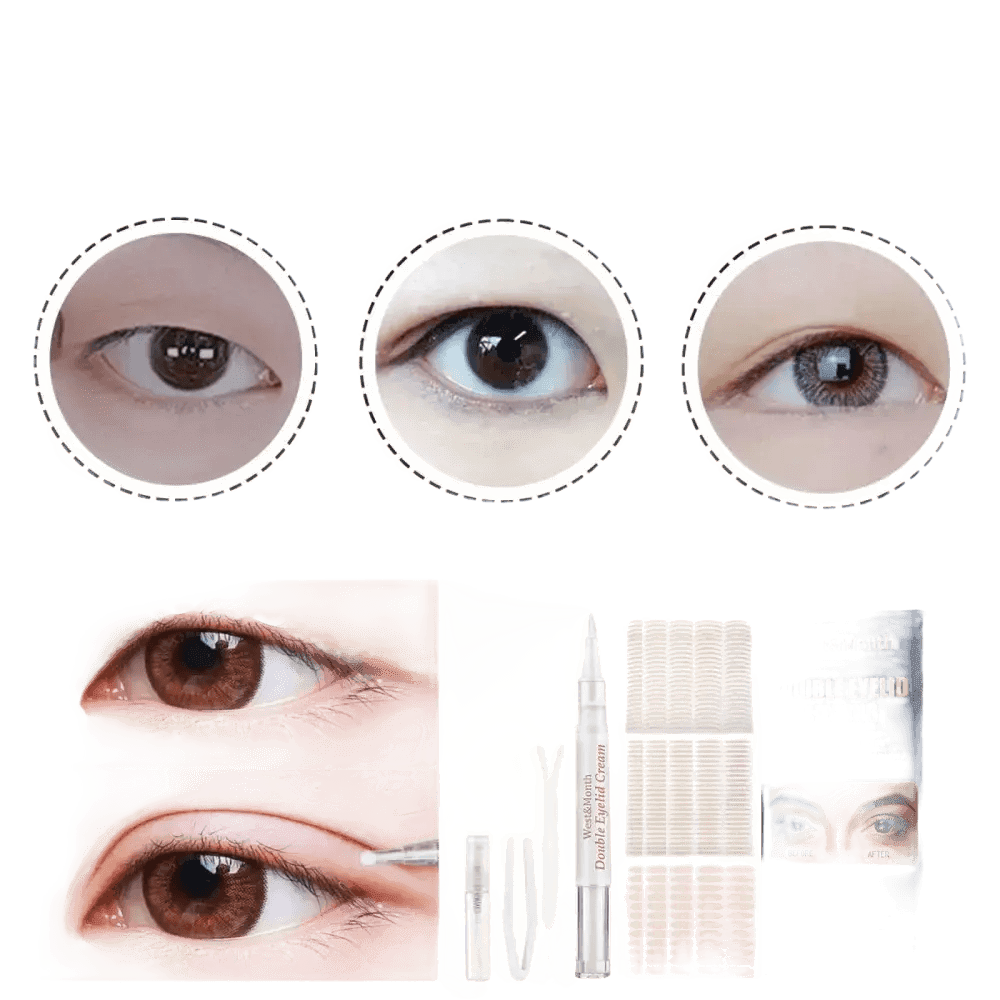 West&Month Double Eyelid Tape Natural Mesh Adhesive - GiFTiFY