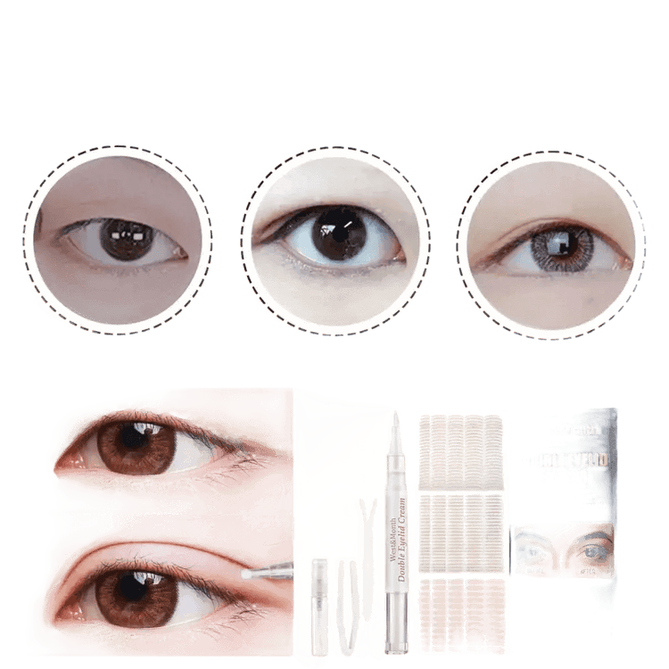 West&Month Double Eyelid Tape Natural Mesh Adhesive - GiFTiFY