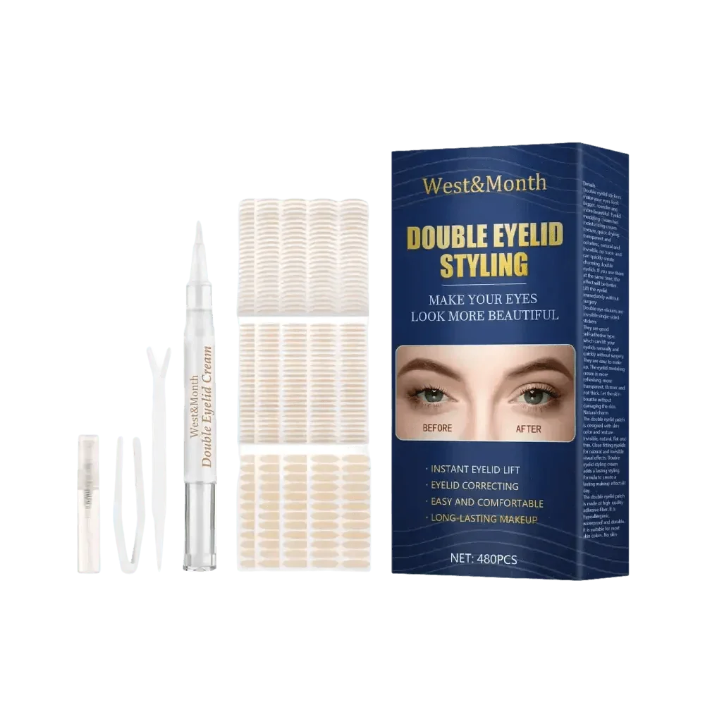West&Month Double Eyelid Tape Natural Mesh Adhesive - GiFTiFY