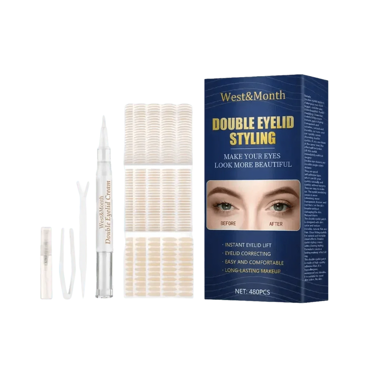 West&Month Double Eyelid Tape Natural Mesh Adhesive - GiFTiFY